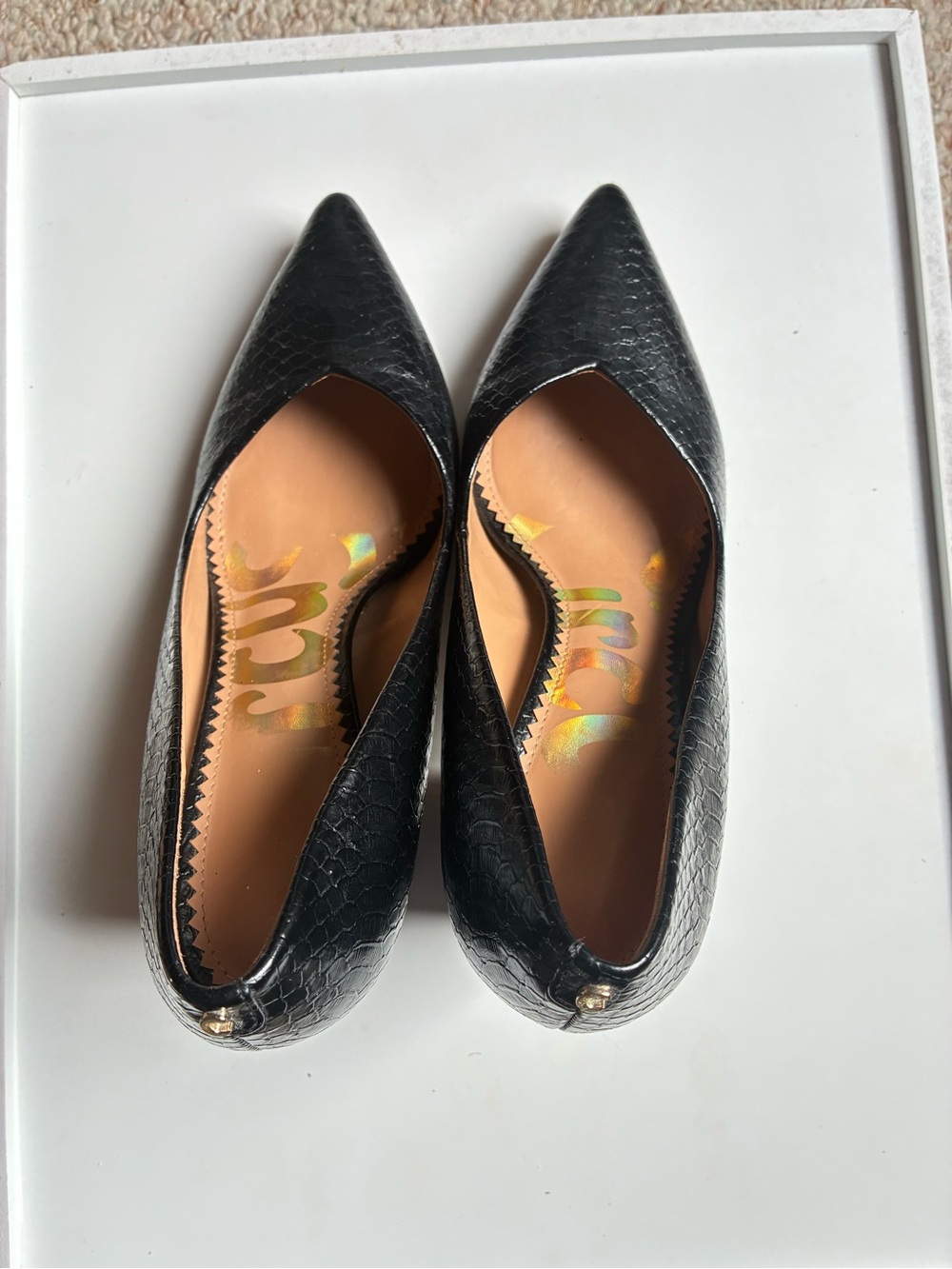 Circus by Sam Edelman Black Pointed-Toe Flats
